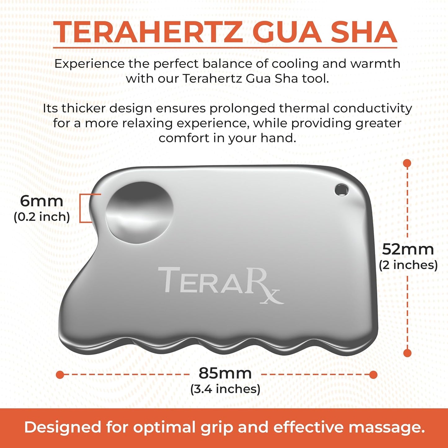 Terahertz Stone Gua Sha & Massage Tools – Authentic Terahertz Tools for Lymphatic Drainage, Tension Relief, and Facial Relaxation (Body Gua Sha)