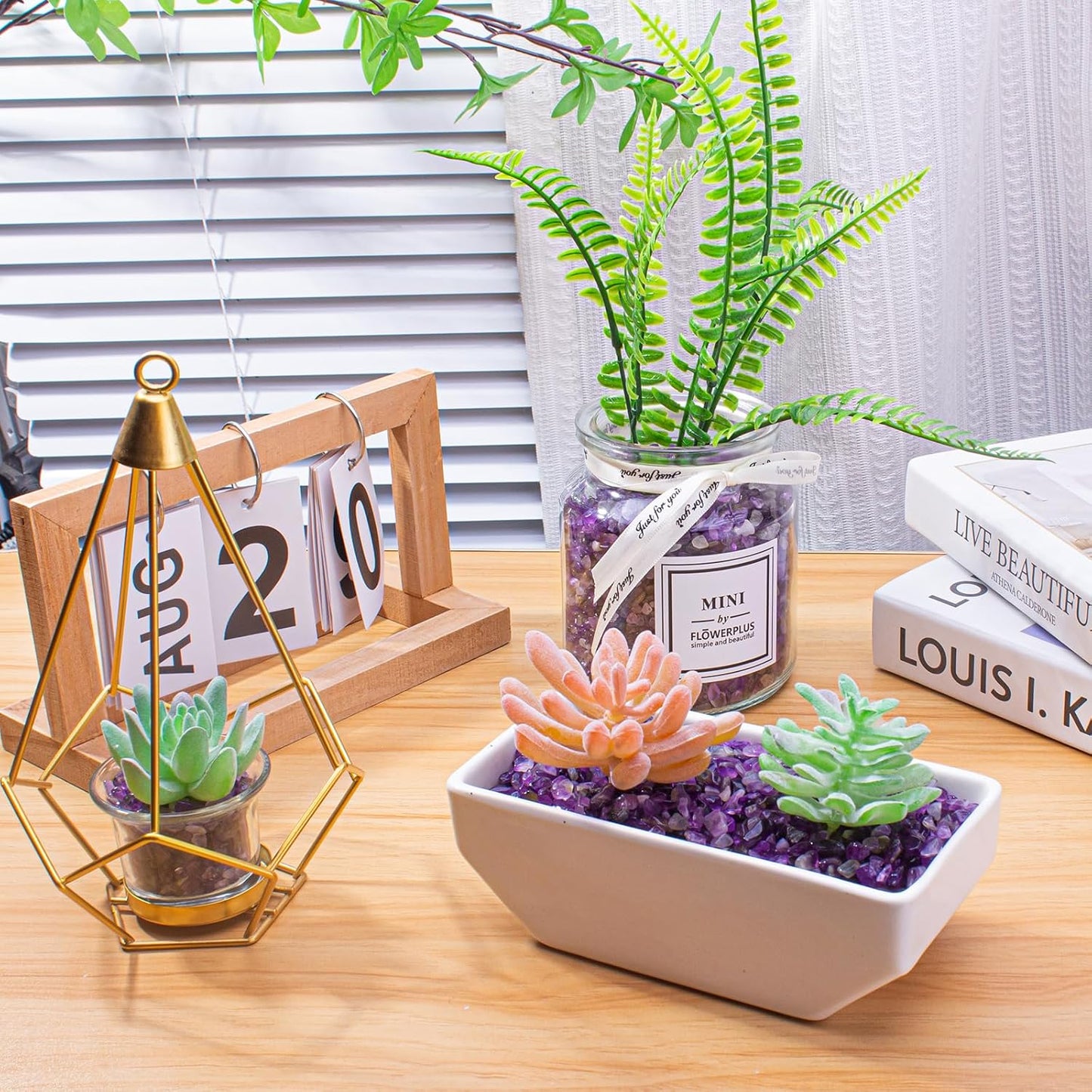 0.88 Lb Amethyst Crushed Stones Crystal Quartz Chips, Natural Tumbled Stones Irregular Shaped Gravels Pebbles Healing Stones for Vases Filler, Aquarium Gravel Rocks, Succulent Plants Decor