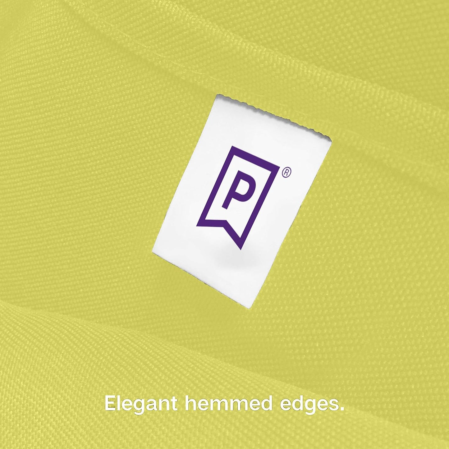 Gee Di Moda Square Tablecloth - 85 x 85 Inch Yellow Table Cloth for Large Square or Round Tables - Heavy Duty Washable Fabric - for Buffet Table, Holiday Party, Dinner, Wedding & Baby Shower