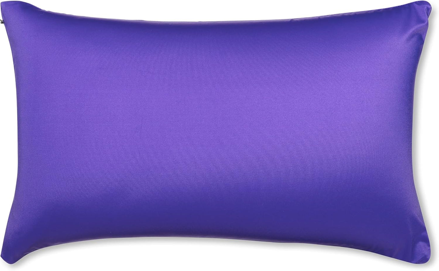 PILLOWY 12" x 20" Throw Pillow - Dark Lavendar: 1 PCS Luxurious Premium Microbead Pillow With 85/15 Nylon/Spandex Fabric. Forever Fluffy, Outstanding Beauty & Support. Silky, Soft & Beyond Comfortable
