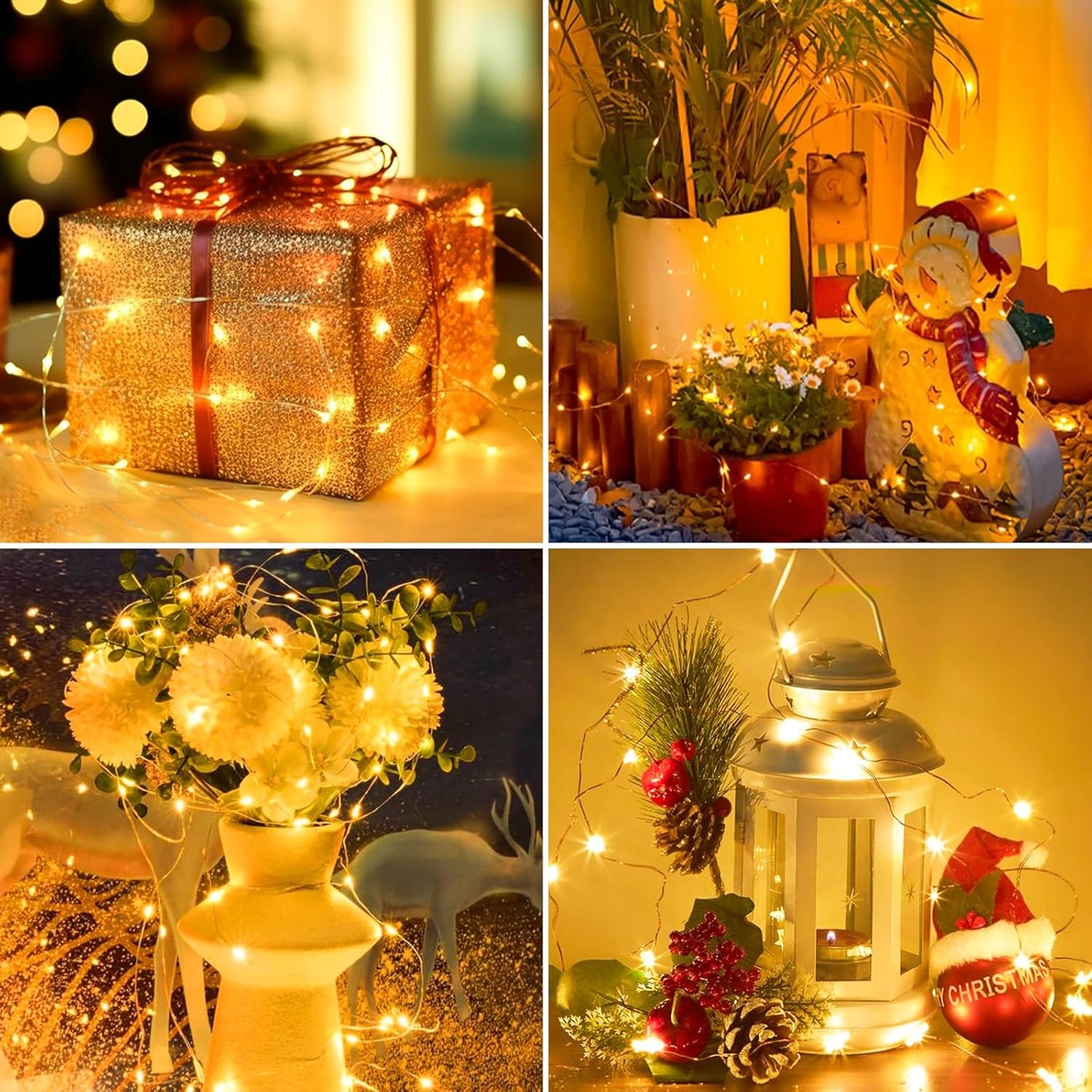 btfarm 20 Pack Fairy Lights Battery Operated with Timer, 10FT 30LED Twinkle Lights Waterproof, Copper Wire Christmas String Lights Battery Powered for Indoor Outdoor Wedding Party Holiday Decorations