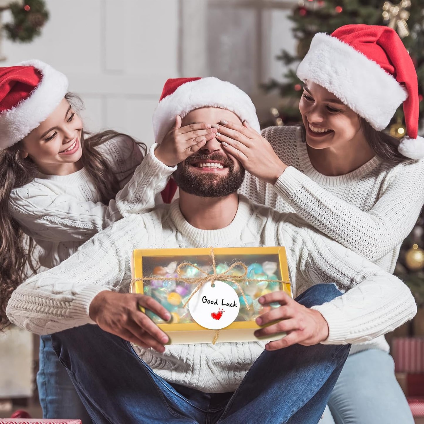 Roowest 50 Sets Kraft Soap Boxes Rectangle Packaging Box with Window Homemade Gift Box with Blank Tags and Jute String for Jewelry Candy Wrapping Party Favor(6.3 x 3.5 x 2 Inch,Gold)