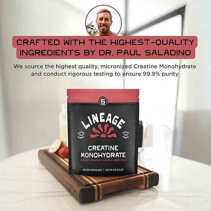 Micronized Creatine Monohydrate with Sea Salt - Micronized Creatine Powder for Training & Performance – No Artificial Ingredients – 90 Servings