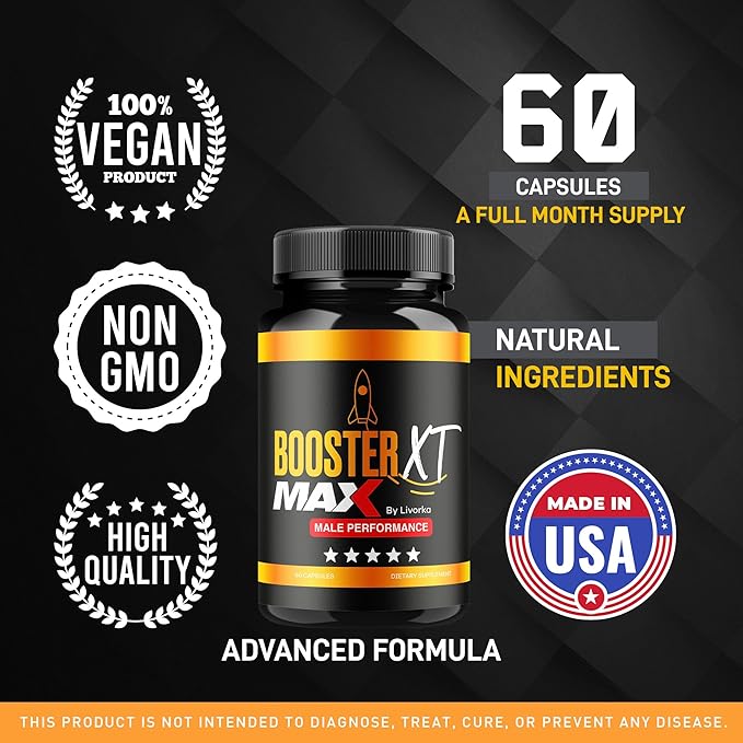 (3 Pack) Booster XT For Men, MAX Strength Men's Supplement, Booster XT, Booster XT for Men Reviews, BoosterXT, Booster XT Reviews, Buster XT, Booster X T Capsules Pro Supplement Pastilla, 180 Capsules