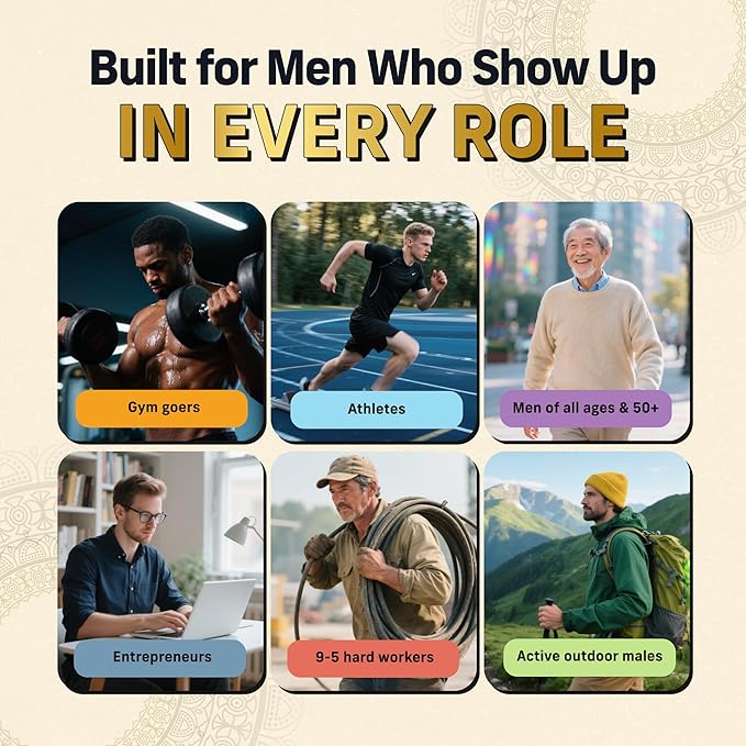 Alpha Tribe Multivitamin for Men with Seamoss Black Seed Oil Ashwagandha Burdock Root, Turmeric Bladderwrack, Vitamin C, Elderberry, Manuka, Yellow Dock | Daily Men's Vitamins and Minerals Supplement