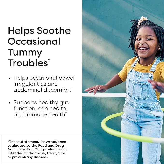 Klaire Labs SFI Health Ther-Biotic Kids Chewable Probiotic - GI Health + Immune Support for Kids - Chewable 25b CFU Lactobacillus + Bifidobacterium - Hypoallergenic, Dairy-Free (60 Tablets / 2 Pack)