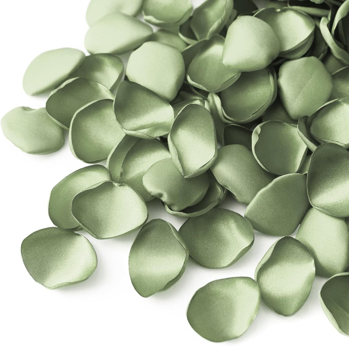 Ling's Moment Rose Petals, Silk Flower Petals for Wedding/Aisle/Flower Girl Baskets/Table Centerpiece Décor,etc.Sage Green 200pcs