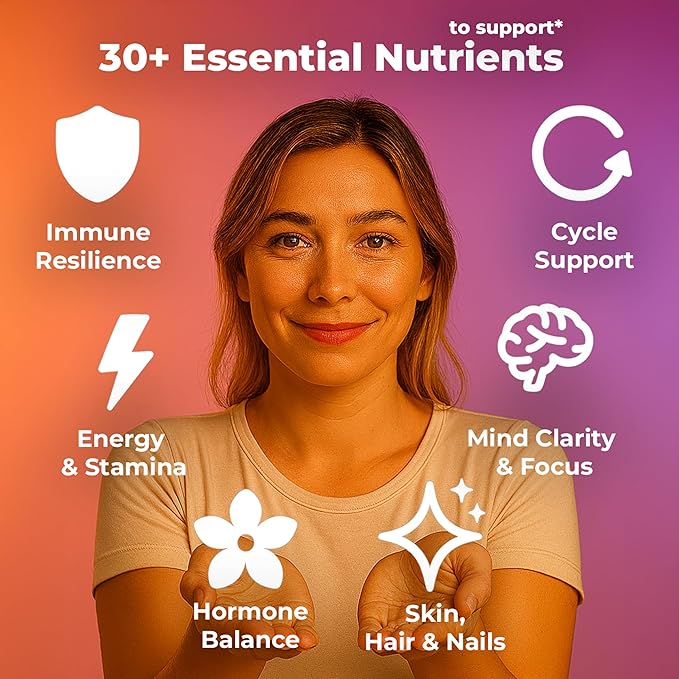 Beef Organ Supplement for Women | 100% Grass Fed Beef Liver Capsules with Heart, Kidney & Reproductive Organs | Primal Hormone Balance & Ancestral Energy | Bloom Babe - Queen of Superfoods, 60ct