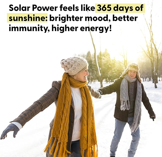 LIVELY VITAMIN CO. Solar Power Vitamin D3 5000 iu - Patented Vitamin K - MK7 - Immune Balance - Brain Function - Mood - Heart - Stress - 180 Count