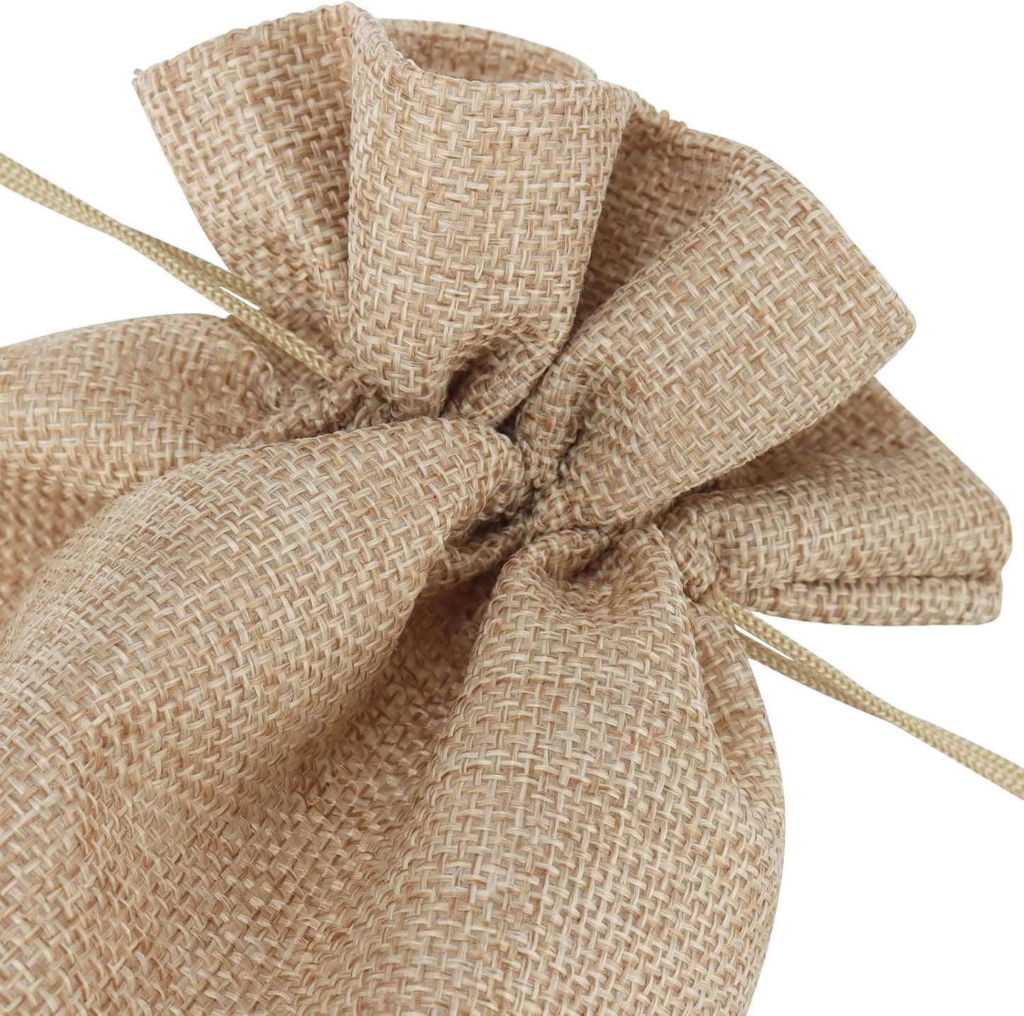 MOUYAT 30 PCS 8 x 12 Inch Burlap Bags with Drawstring, Reusable Burlap Drawstring Gift Bags, Party Favor Sacks Bulk for Wedding Party Christmas Birthday Presents Snacks Jewelry Kitchen Storage