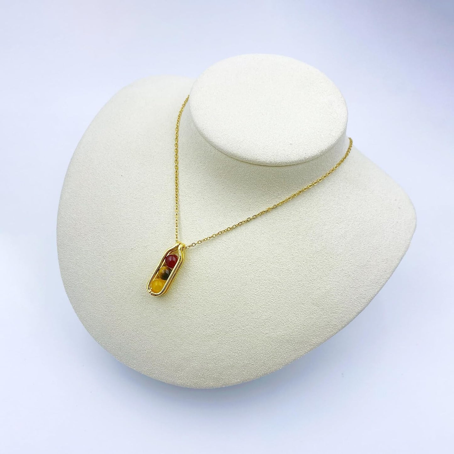 Natural Crystal Necklace Gift for New Beginnings, Crystals and Healing Stones Necklace for Anxiety Relief, Encourage Gift For Women, Mum, Natural Genuine Gemstone, Cheer Up