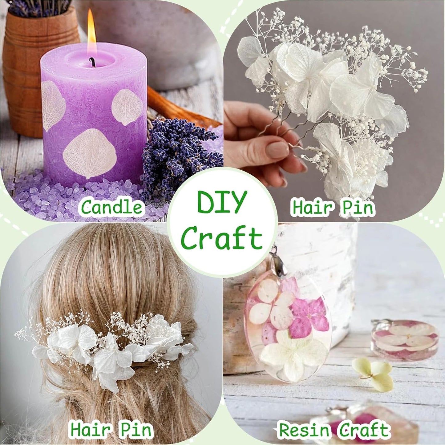 3000+Pcs Real Ivory White Dried Hydrangea Flower Petals - 100% Natural Creamy White Flower Petals for Wedding Confetti, Romantic Night Decor, DIY Handcrafts (2.12oz)