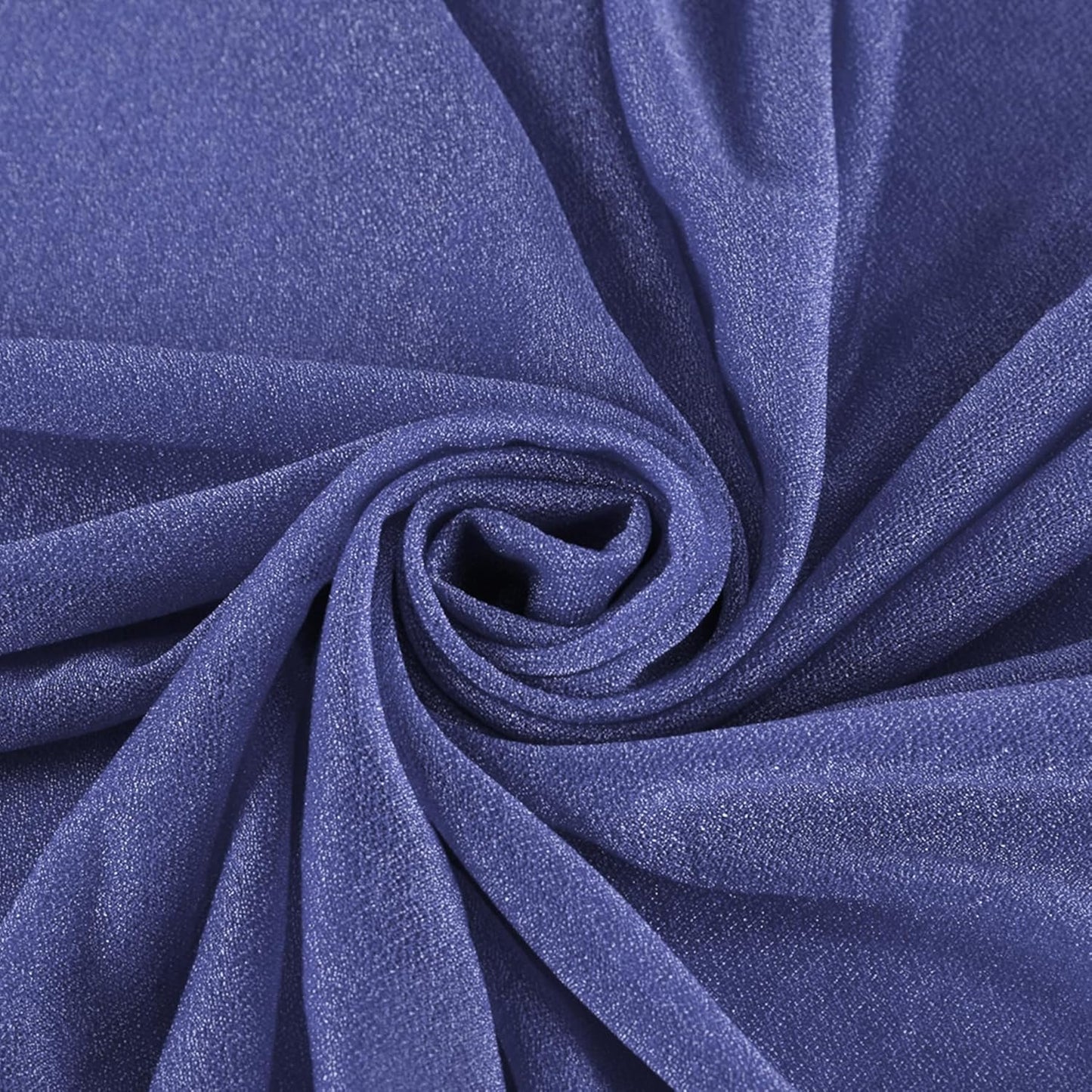 Wedding Arch Draping Fabric Navy Blue Sheer Wedding Backdrop Curtains for Party Ceremony Arch Stage Decorations 2Panels