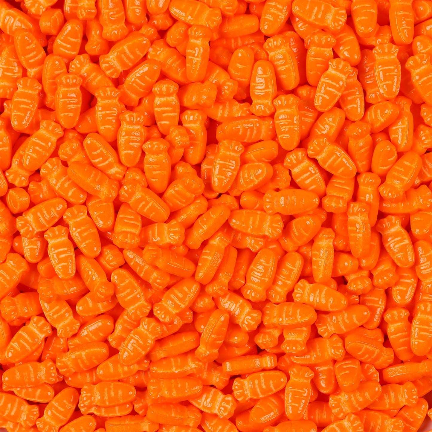 Edible Carrot Sprinkles for Cake Decorating, Carrot Cake Decorations for Easter Cupcakes, Carrot Cake, Macaron, Ice Cream Topping, Cookies(120g/4.23oz)