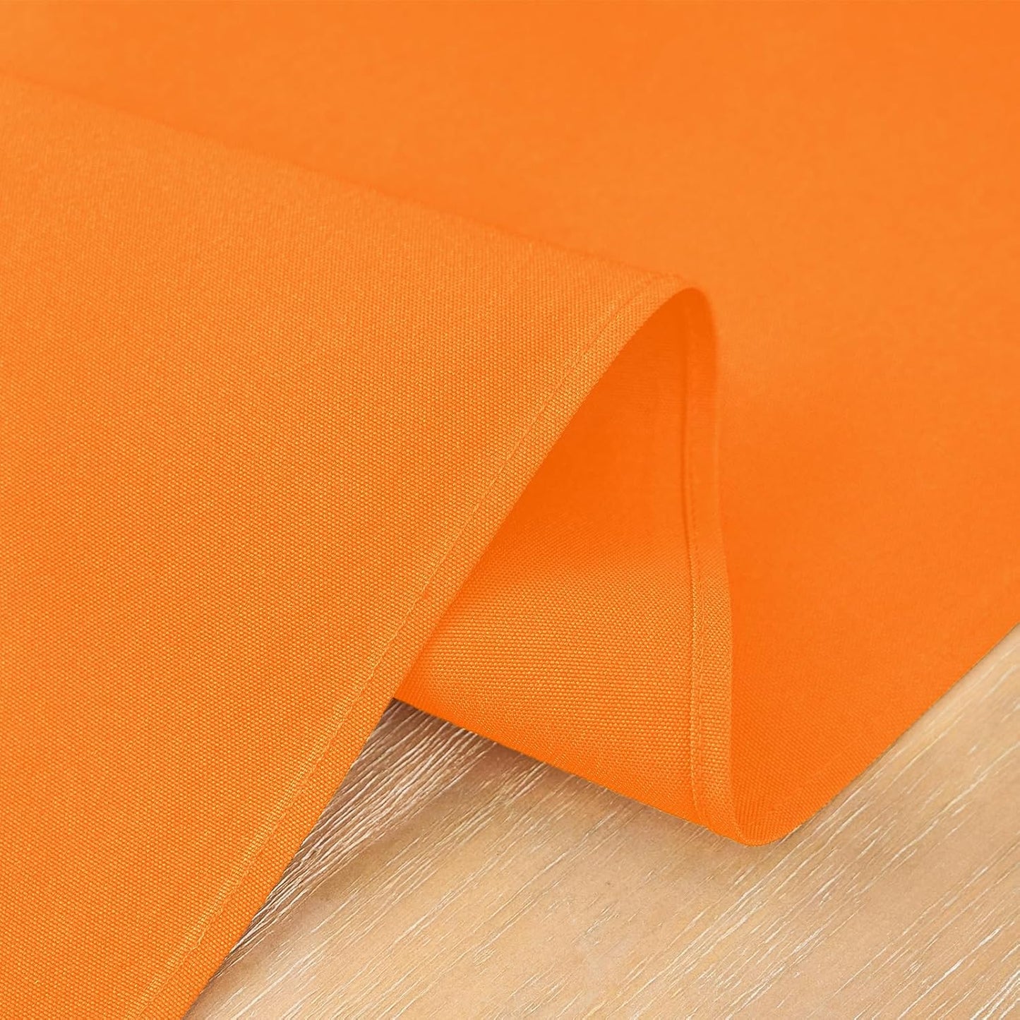 2 Pack Orange Small Short Table Runner 12 x 24 Inch Solid Color Runners Coffee Table Dresser for Daily Party Home Decoration