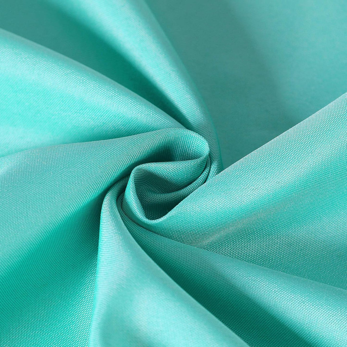 Cupuamon Square Tablecloth 90x90 inch Washable Polyester Fabric Table Cloth for Wedding Party Dining Banquet Decoration（90x90,Turquoise）