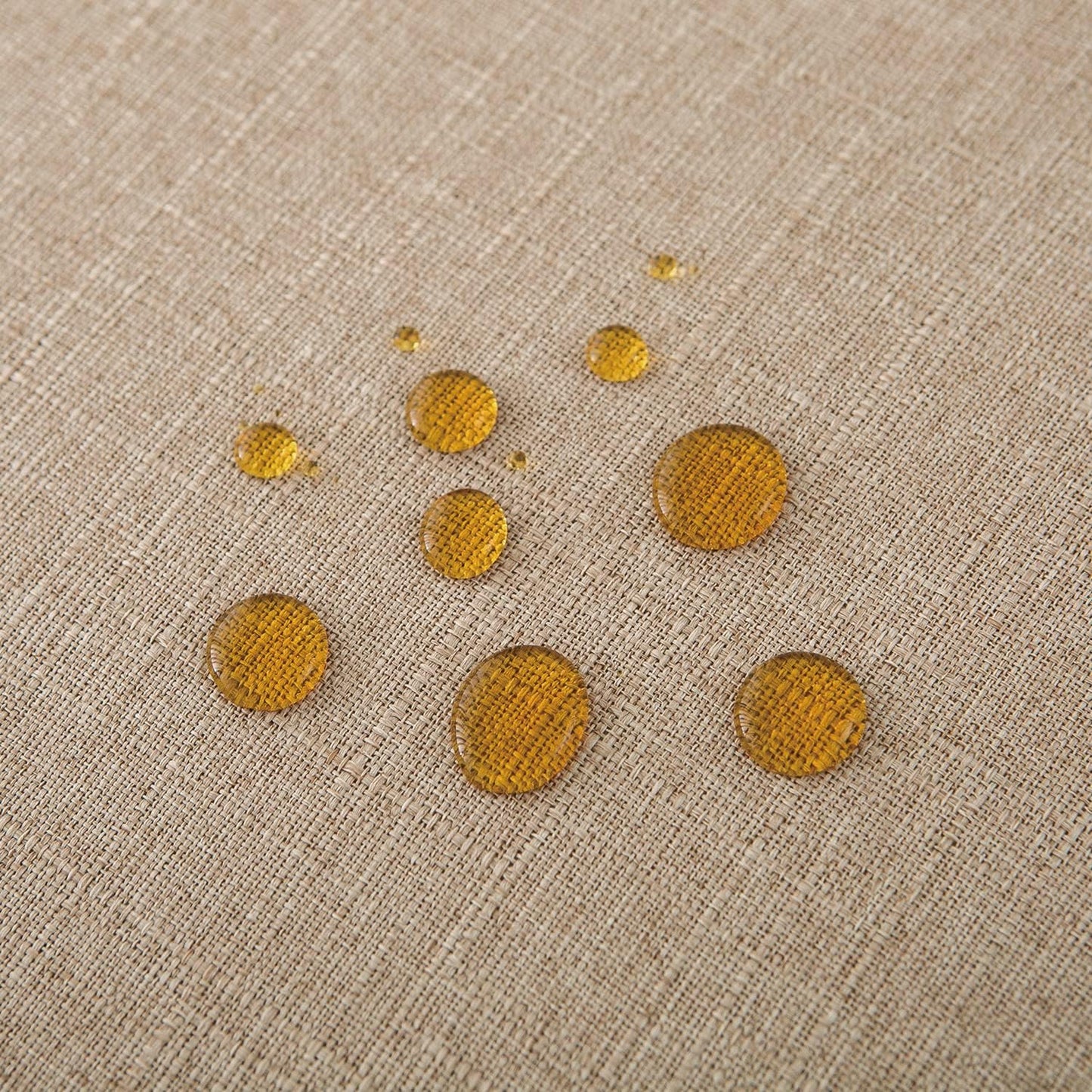 NLMUVW Linen Tablecloth for Rectangle Tables 70 Inch Burlap Textured Table Cloth Water Resistant Farmhouse Table Cover for Kitchen Dining Coffee, 54 x 70 Inch