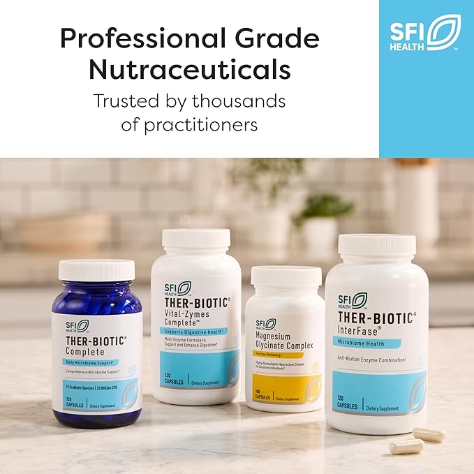 Klaire Labs SFI Health Ther-Biotic Kids Chewable Probiotic - GI Health + Immune Support for Kids - Chewable 25b CFU Lactobacillus + Bifidobacterium - Hypoallergenic, Dairy-Free (60 Tablets / 2 Pack)