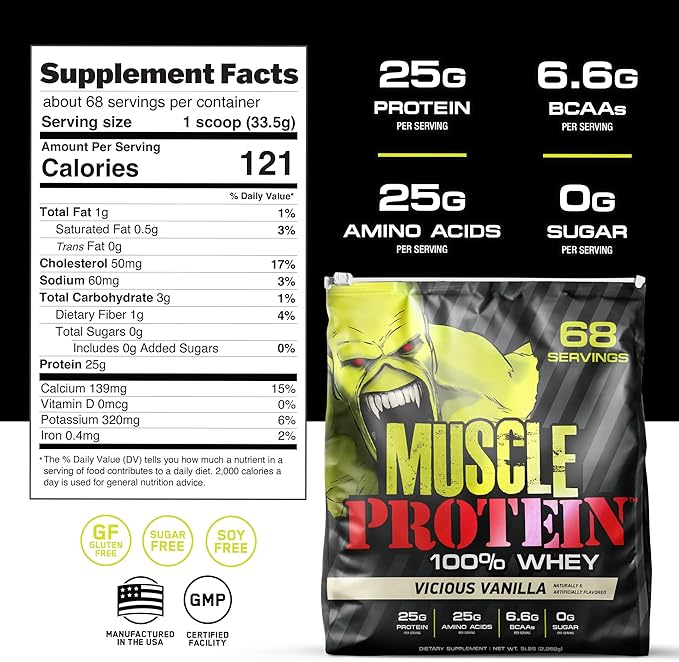 Whey Protein Powder Travel Single Serving Packs – Five Delicious Flavors, Cold Filtered for Maximum Absorption, 25g Protein, 6.6g BCAAs/Serving,0g Sugar-Perfect for Muscle Building & Recovery