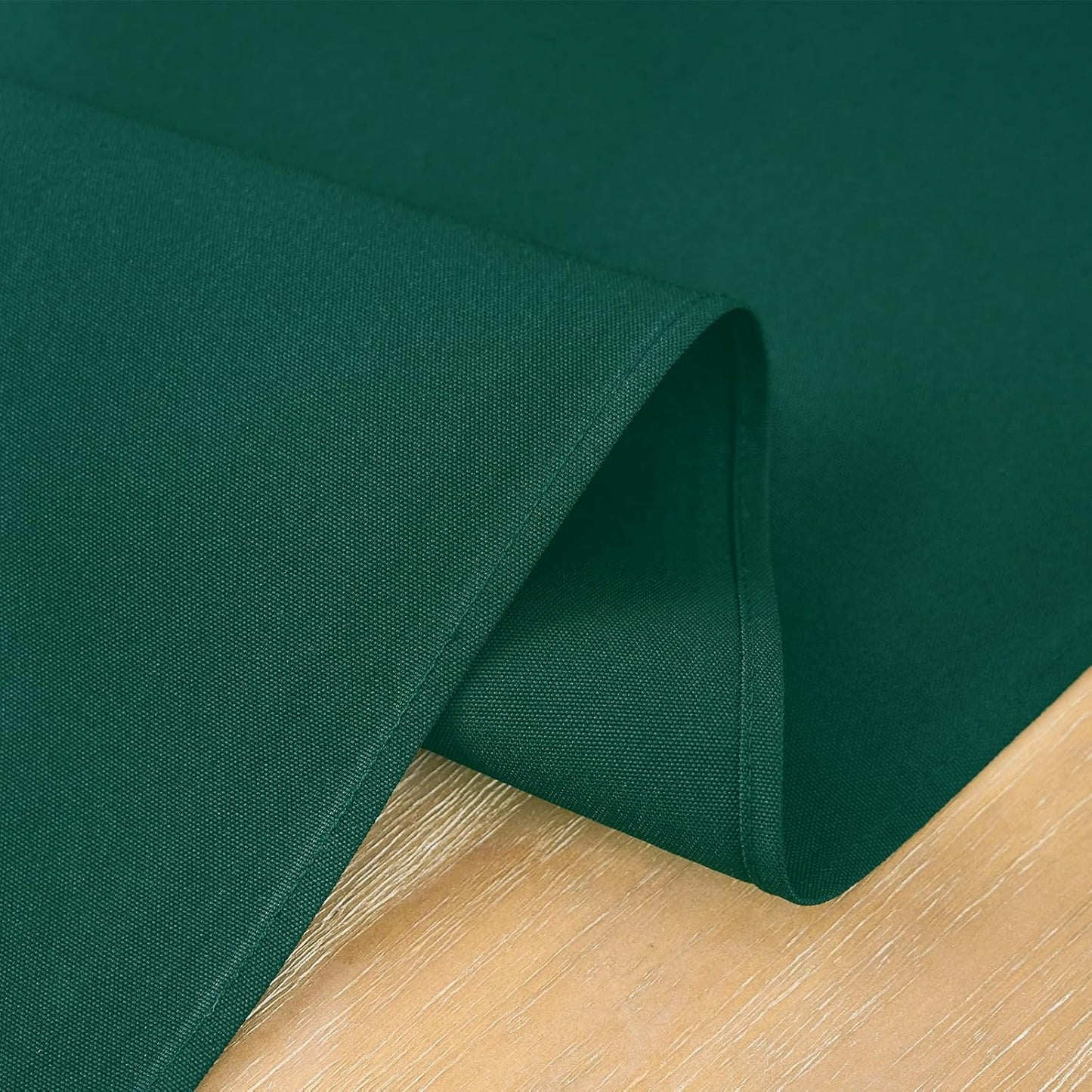 2 Pack Green Long Table Runner 12 x 108 Inch Solid Color Farmhouse Runners Coffee Table Dresser for Daily Party Home Decoration