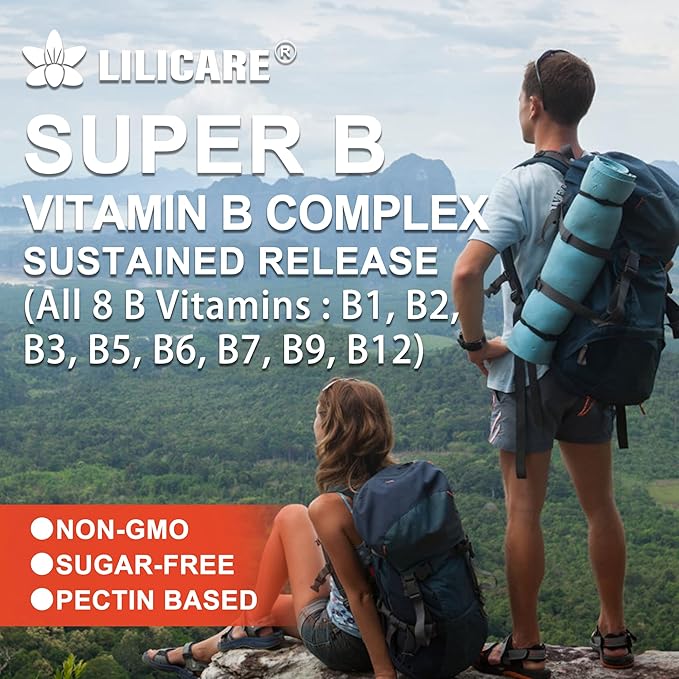 Super Methylated Vitamin B Complex Gummies - All B Vitamins + Omega-3, Magnesium, CoQ10, Ashwagandha,Vitamin C, TMG- For Women Men- Methyl B12 2000 mcg, Methylfolate, B1,B2, B3,B5,B6,B7- Sugar Free