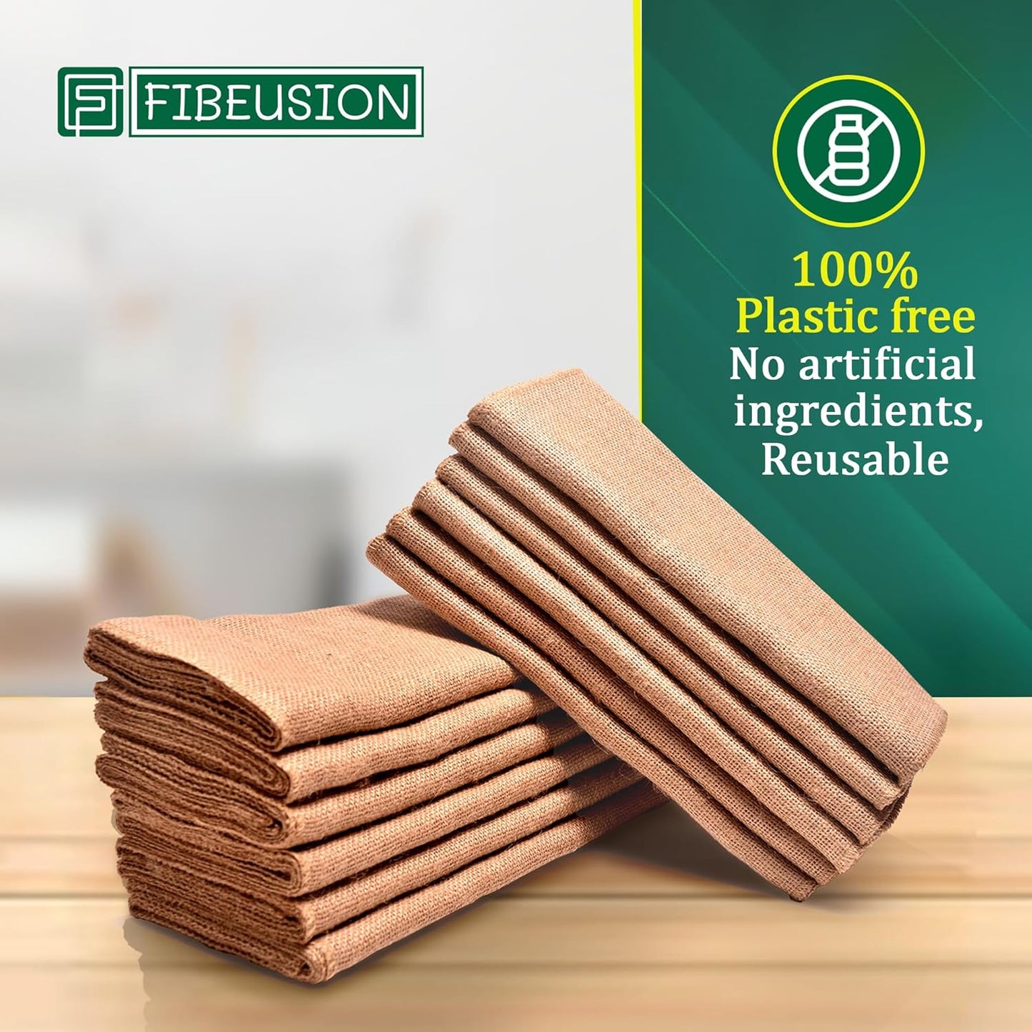 Burlap Table Runners (Pack of 3) – 14”x 108” - No-Fray Finished Edge Premium Quality Natural Table Runner – No Odor, Eco-Friendly Burlap Runner, Perfect for Rustic Table Decor and Other DIY Crafts