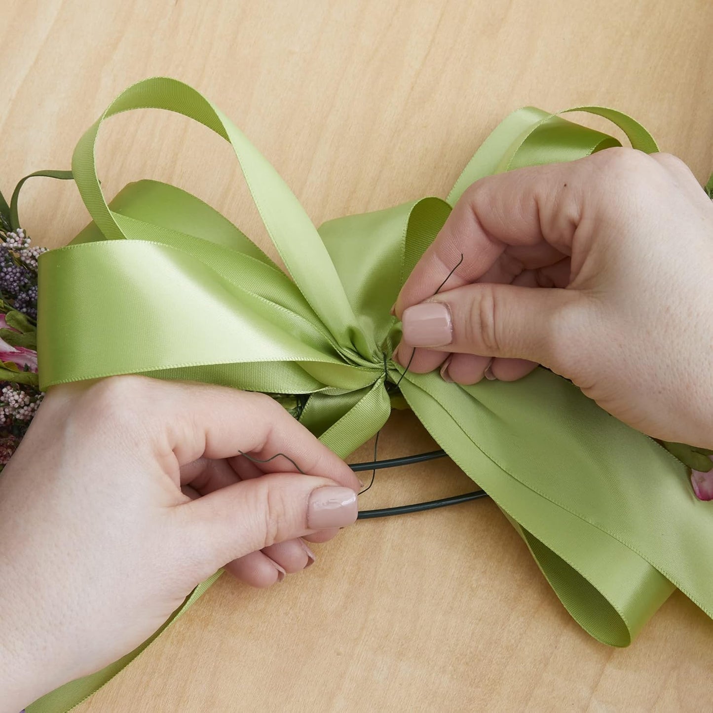 FloraCraft 20 Gauge Floral Wire 0.5 Pound Spool Green