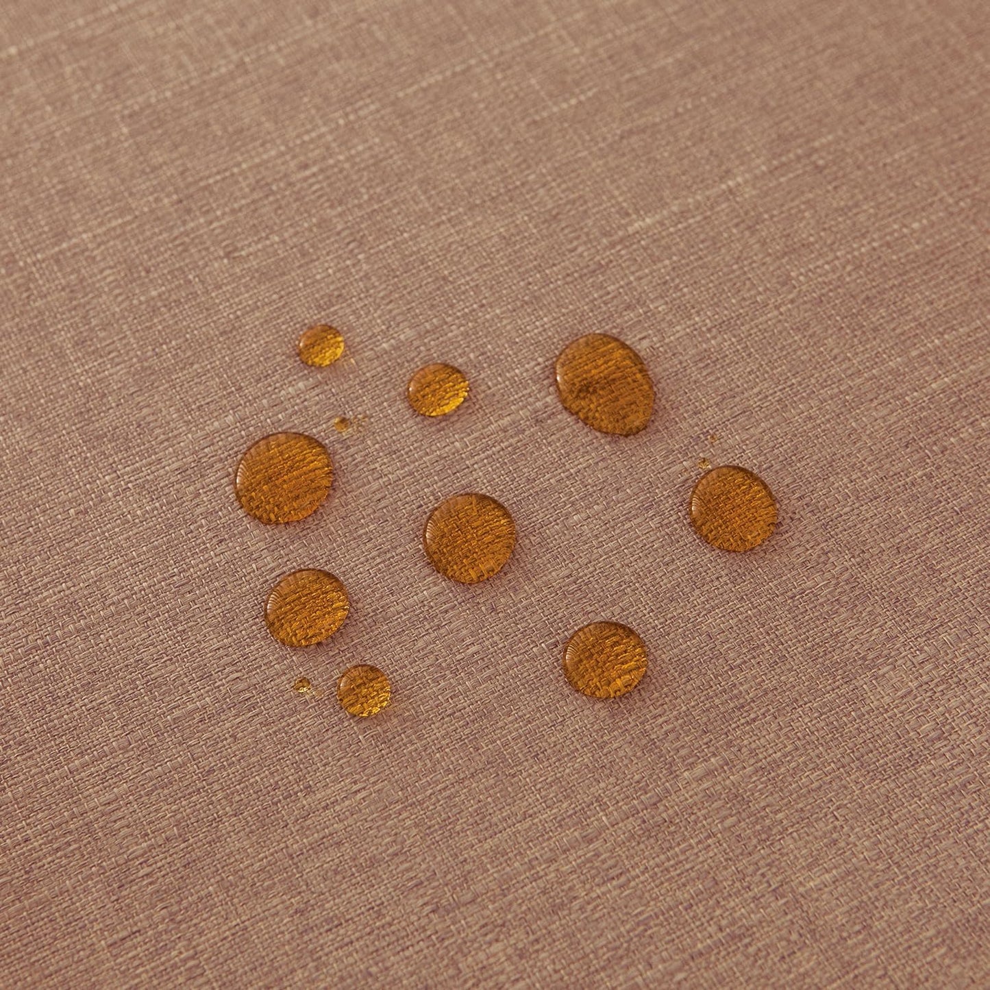 NLMUVW Mocha Linen Tablecloth 84 Inch, Rectangle Textured Table Cloth Water Resistant Farmhouse Table Cover for Kitchen Dining Coffee, 54 x 84 Inch