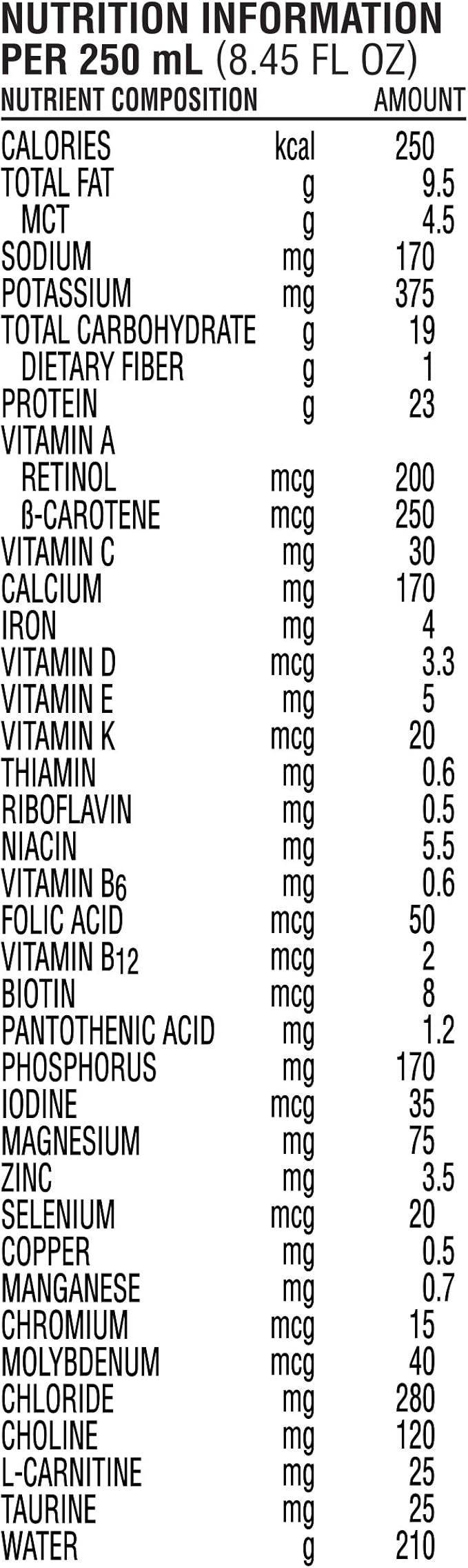 Nestle Peptamen Intense VHP Tube Feeding Formula Unflavored 250 mL Carton 24 Ct