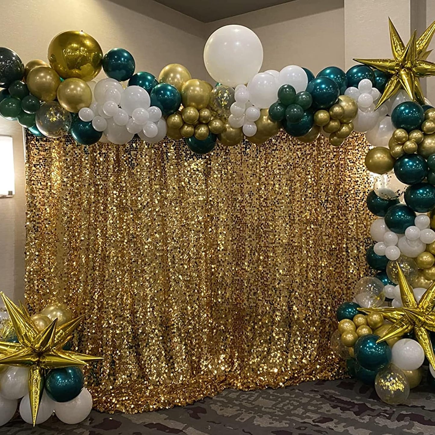 Metallic Teal Balloons, 50 PCS Double Stuffed Chrome Turquoise Balloons, Shiny Thick Dark Teal Blue Balloon Latex Helium Balloon for Christmas Birthday Wedding Graduation Party Decorations Supplies