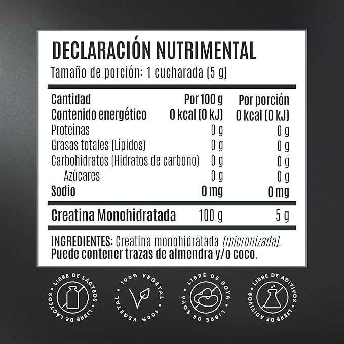 Micronized Creatine Monohydrate Powder, Unflavored, High-Purity, Organic, Muscle Recovery, Caffeine Free Pre Workout, Post Workout, Gluten Free, Sugar Free