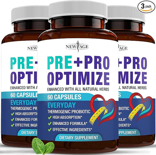 Pro Optimize Probiotics for Women, Menopause, 70 Billion CFU, Digestive Health - Support for Bloating, Hot Flashes, Joint Support, Night Sweats - Gut Health & Metabolism - Dong Quai (180 (Pack of 3))