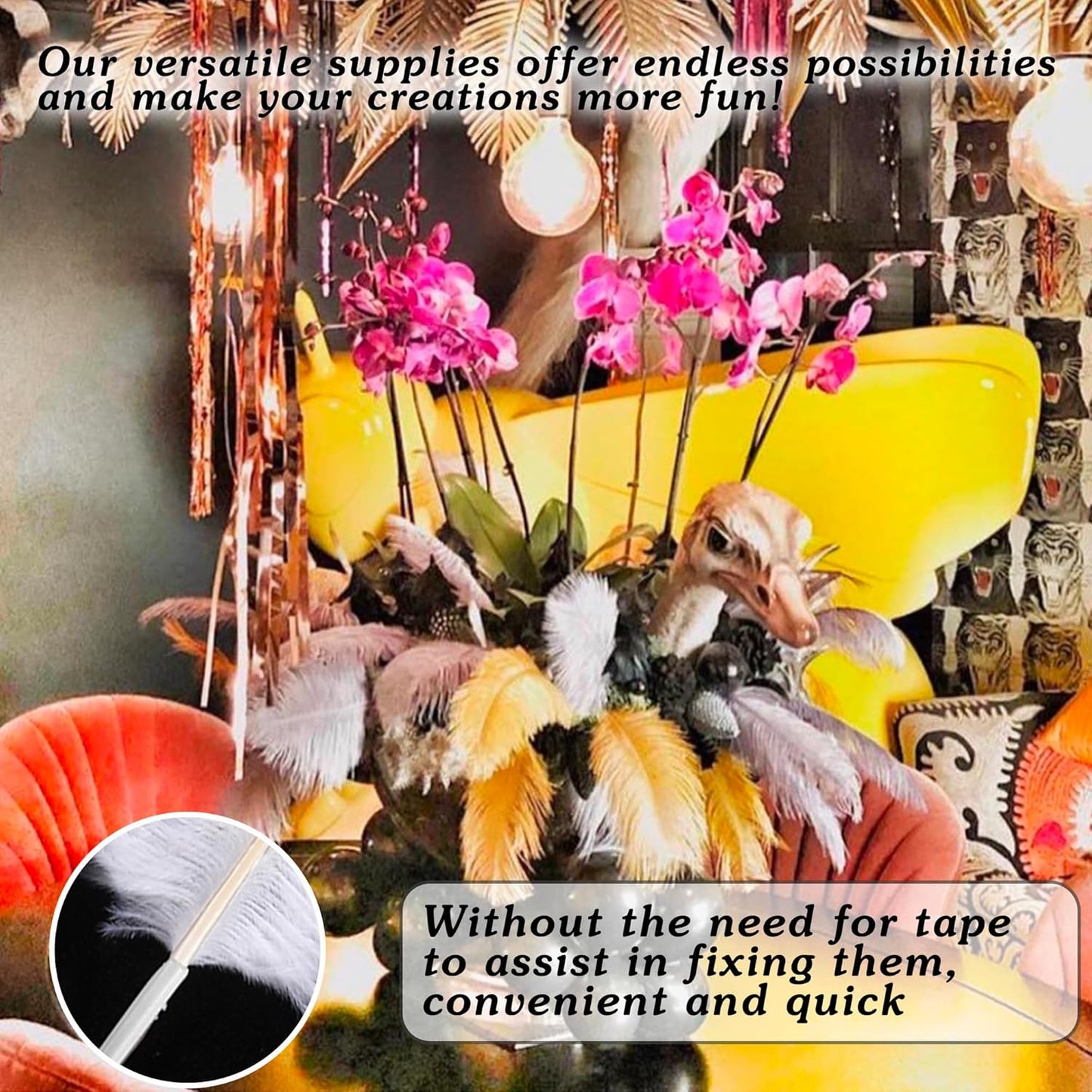 SOGUGOM Turquoise Craft Ostrich Feathers - 30PCS 6-8 inch Ostrich Feathers Kit for Centerpieces, Kindergarten Crafts, Dream Catchers and DIY Projects(Turquoise)