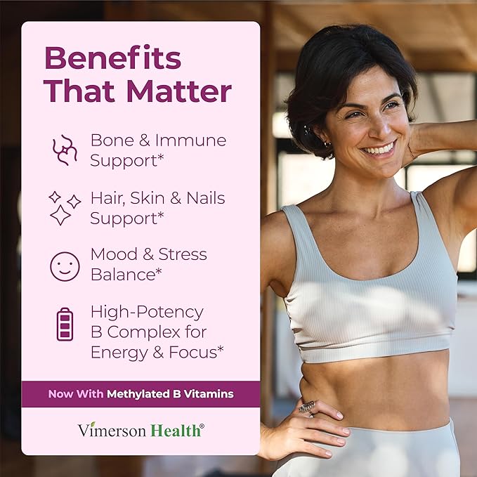 Multivitamin for Women – Methylated Womens Multivitamins & Multiminerals Capsules with Vitamin B12, A, D, C, Zinc, Magnesium & More for Complete Daily Support – Trusted Bioavailable Vitamins for Women
