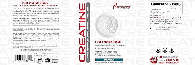 Metabolic Nutrition Creatine (1000)