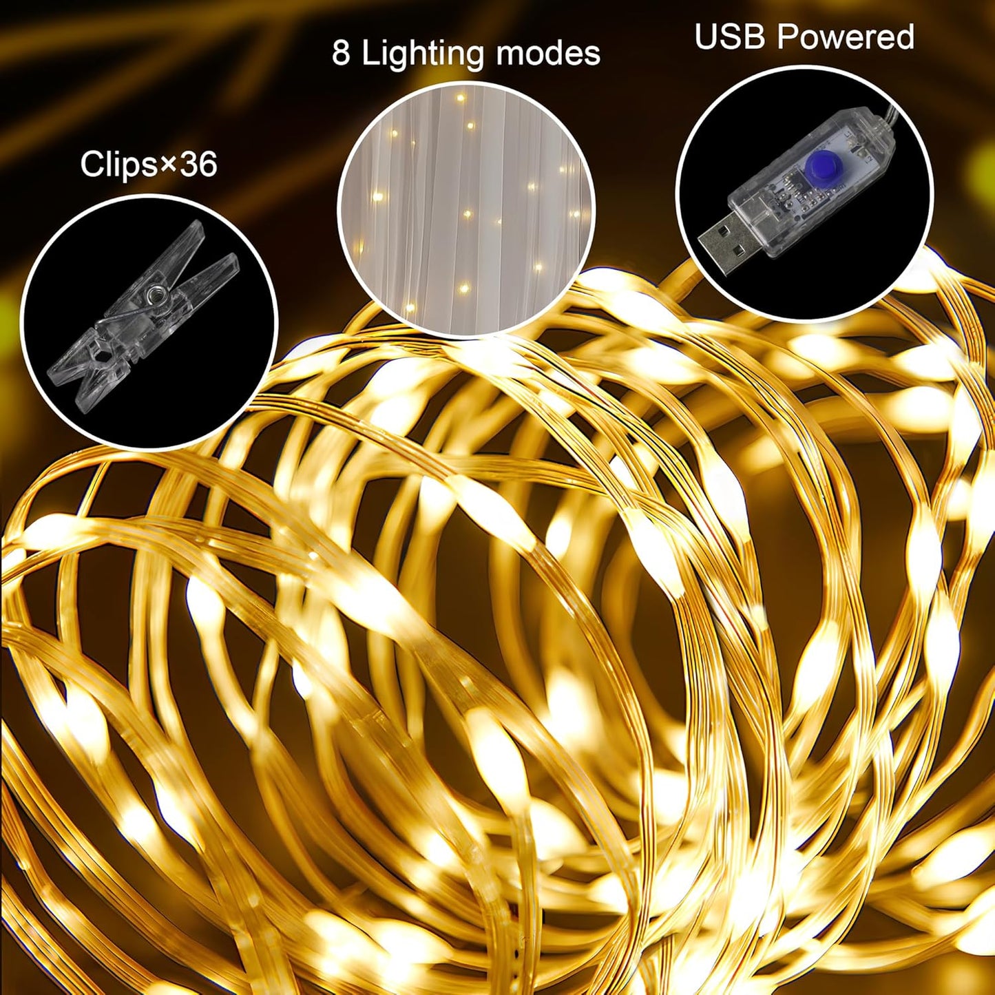 Tulle Backdrop Curtain with Lights String 30 X 8FT White Sheer Tulle Backdrop Curtains for Wedding Birthday Party Reception Photo Booth Background Decorations (6 Panels 5x8FT)