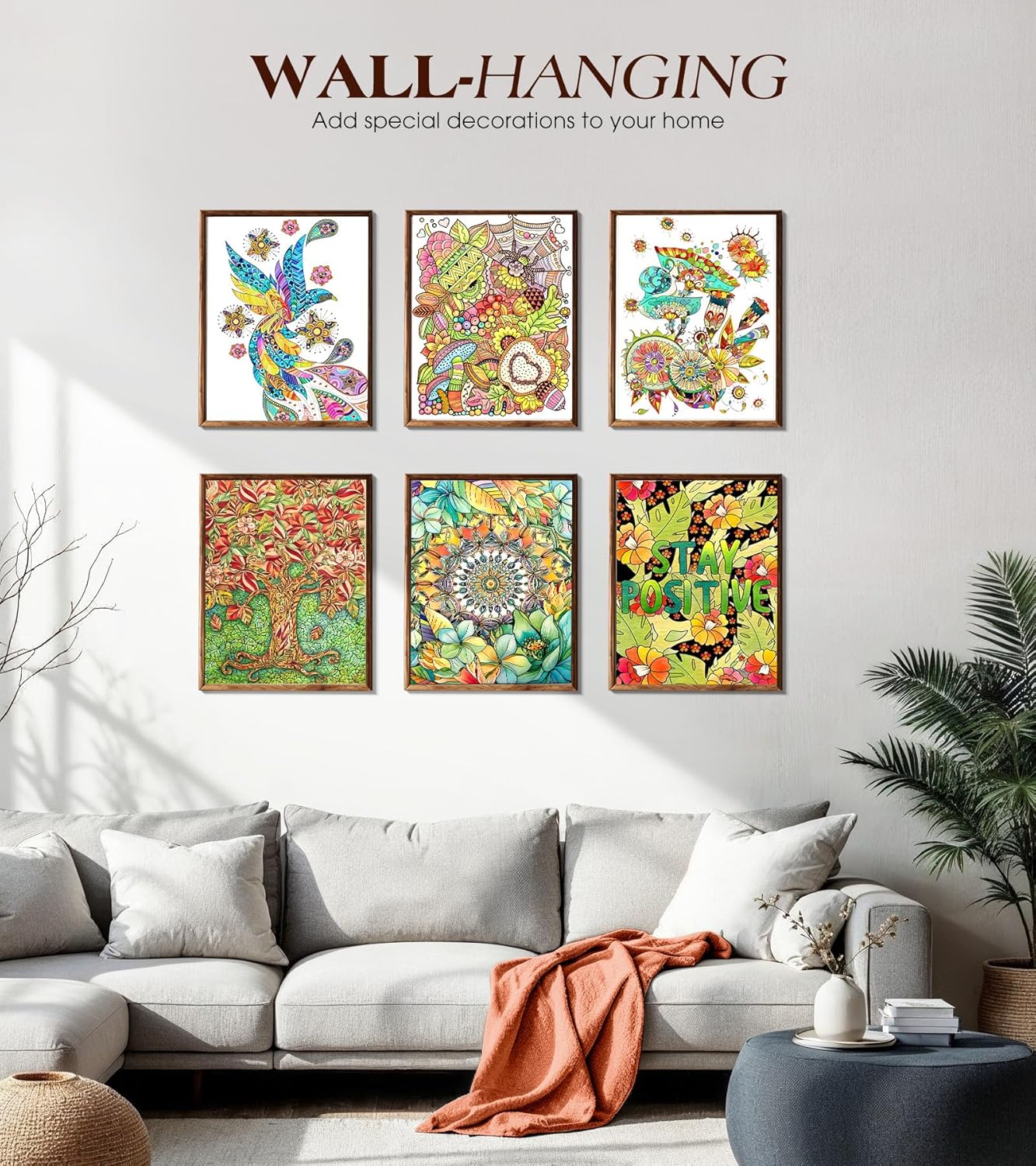 Adult Coloring Book for Women-Hardcover Spiral Bound Coloring Books for Adults Relaxation 8.5 * 11, 30 Flowers & Mandalas Pattern, Anxiety, Stress Relief & Relaxation Gifts for Women, 120GSM Paper