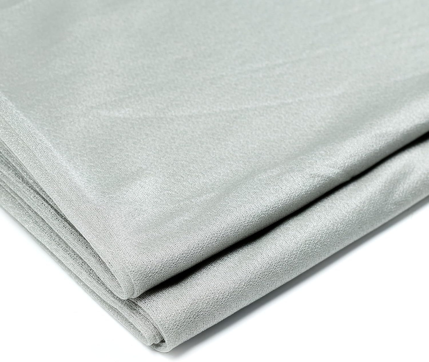 VDS Pack of 1 Panel (30 Inch X 20 Feet) Wedding Arch Draping Fabric Sheer Chiffon Fabric Drapery for Wedding Ceremony Reception Swag Backdrop Canopy Chuppah ARBO Altars Decoration (Grey)