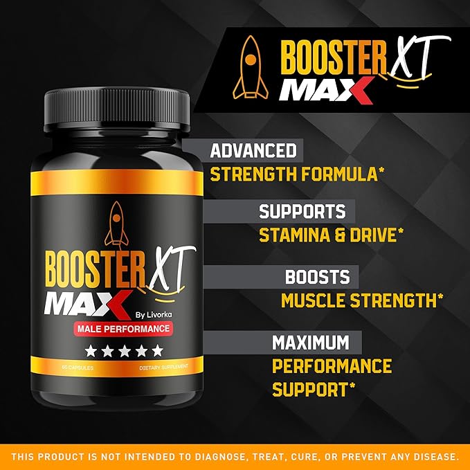 (3 Pack) Booster XT For Men, MAX Strength Men's Supplement, Booster XT, Booster XT for Men Reviews, BoosterXT, Booster XT Reviews, Buster XT, Booster X T Capsules Pro Supplement Pastilla, 180 Capsules