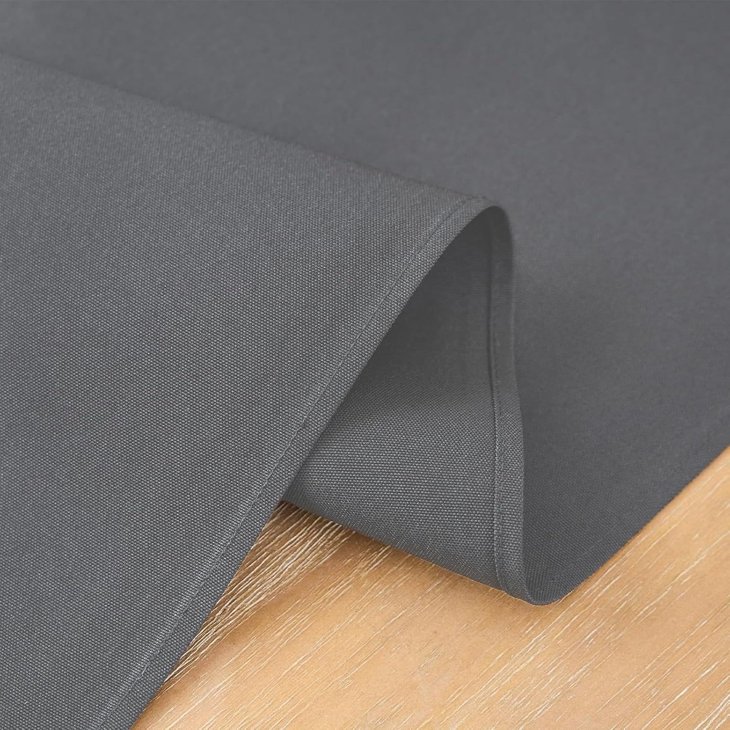 2 Pack Grey Table Runner 12 x 60 Inch Solid Color Farmhouse Runners Coffee Table Dresser for Daily Party Home Decoration