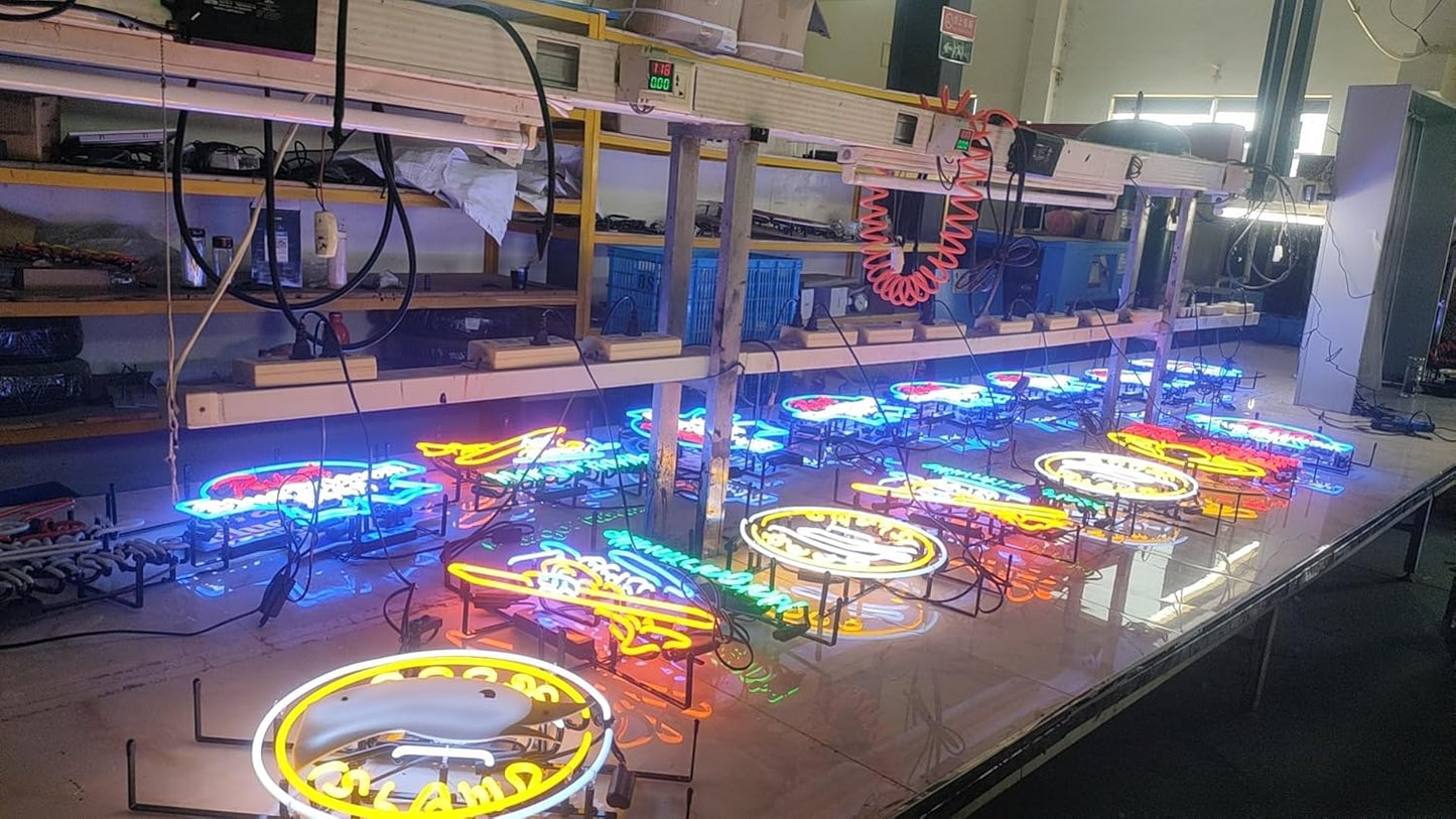 Palm Sign Tiki Bar Neon Signs Bar Bedroom Wall Decor Man Cave Home Pub Recreation Room Game Lights Windows Glass Wall Signs Party Birthday Bedroom Bedside Table Decoration Gifts 24 X 20 Inches