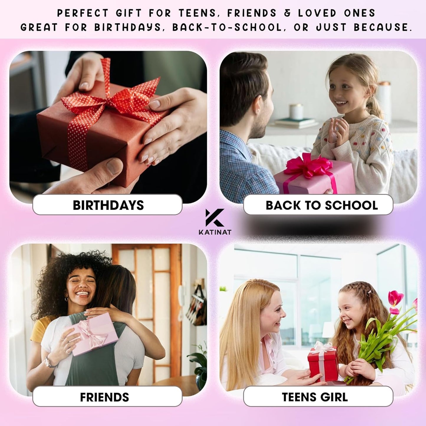 Positive Axolotl Jar – Cute Axolotl Gifts for Teens, Tweens, Daughter, Students – Back to School Gift for Kids, Granddaughter, Niece – Gifts for Teenage Girls, Tween Girls Trendy Stuff