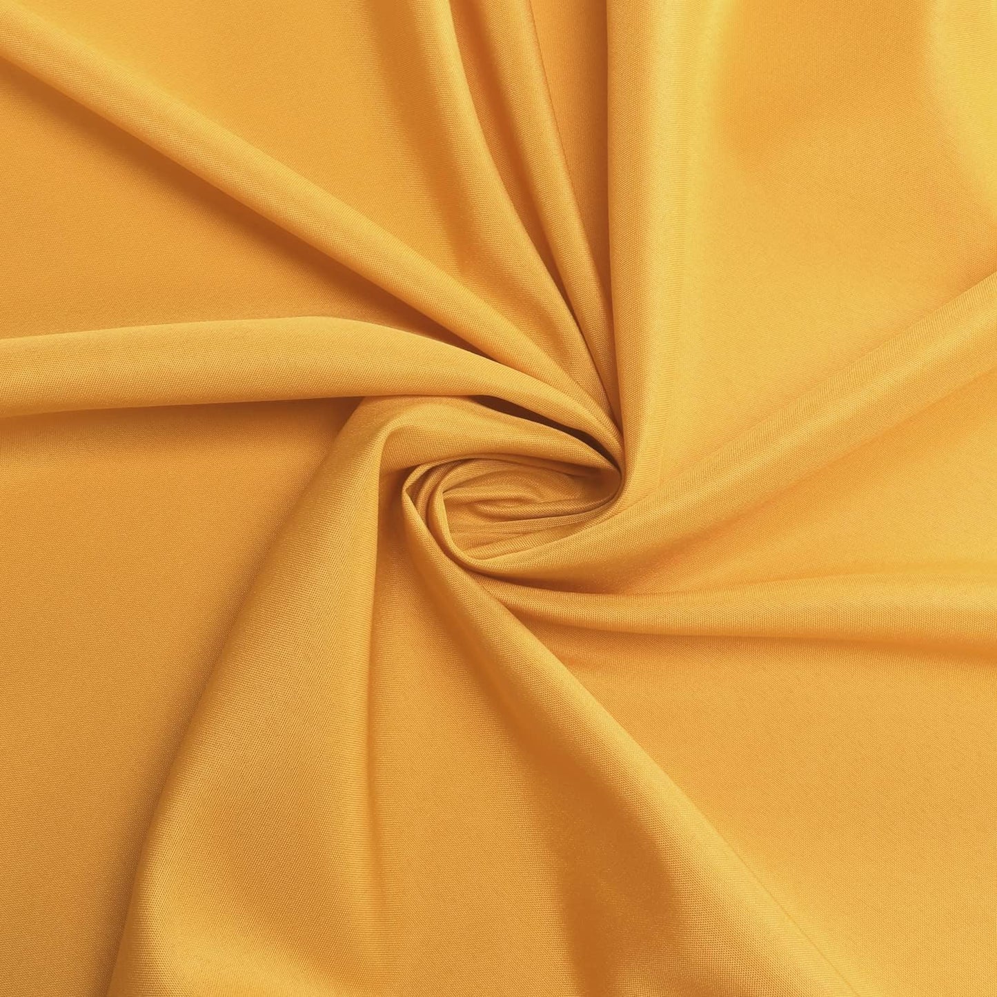 sancua Round Tablecloth - 90 Inch - Water Resistant Spill Proof Washable Polyester Table Cloth Decorative Fabric Table Cover for Dining Tables, Buffet Parties and Camping, Gold