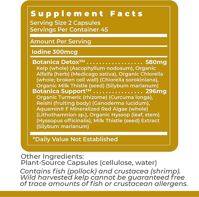 Premier Research Labs XenoStat - Thyroid Function & Hormone Support - with Chlorella, Hyssop Herb, Milk Thistle & Reishi Mushroom - Kosher - Vegan - 90 Plant-Source Capsules