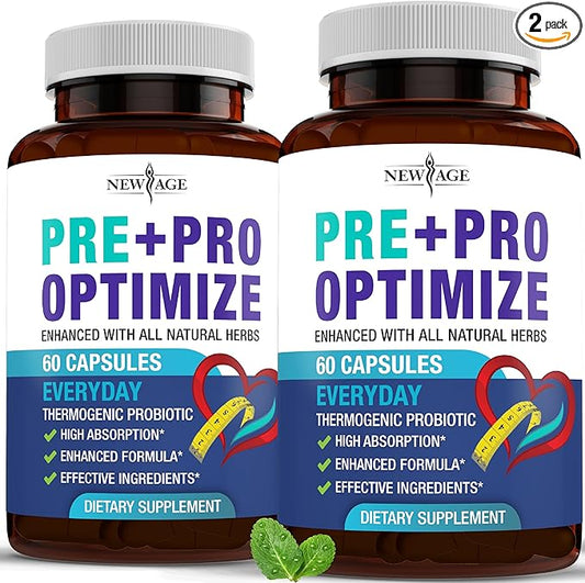 Pro Optimize Probiotics for Women, Menopause, 70 Billion CFU, Digestive Health - Relief for Bloating, Hot Flashes, Joint Support, Night Sweats - Gut Health & Metabolism - Dong Quai (120 (Pack of 2))