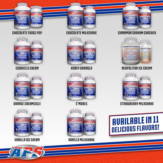 APS Nutrition IsoMorph 28 Protein Powder | Pure Whey Isolate | Cold Pressed, Ultra- Filtered, & Ion Exchange Isolates | 28g Protein | 2 Pound (Orange Creamsicle)