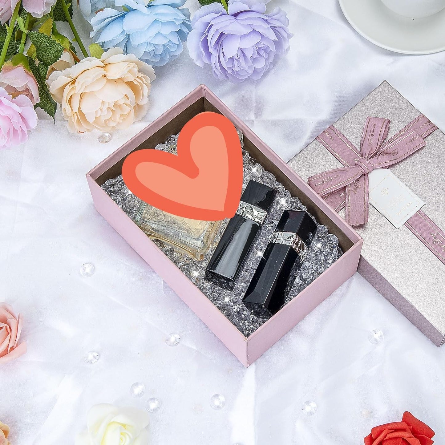 5000 pcs/Pack Wedding Table Scatter Confetti Crystals Acrylic Diamonds 6 mm Rhinestones for Wedding, Bridal Shower, Vase Beads Decorations (6mm, Rose red)