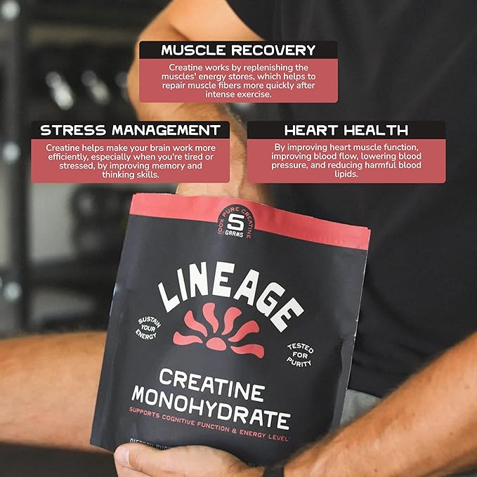Micronized Creatine Monohydrate with Sea Salt - Micronized Creatine Powder for Training & Performance – No Artificial Ingredients – 90 Servings