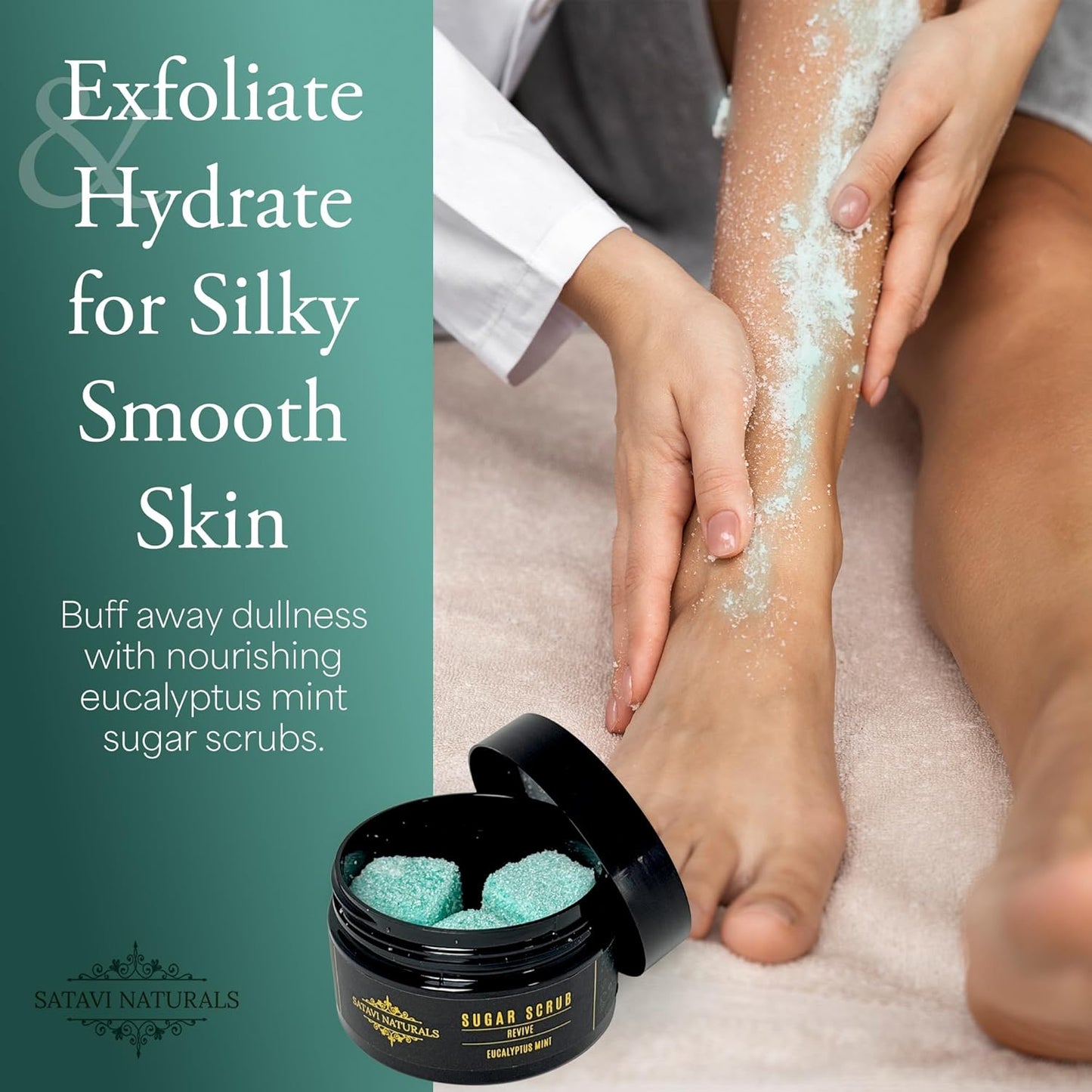 The Early Riser Self Care Kit - Includes Steam Eye Mask, Aromatherapy Shower Steamers, 24K Gold Eye Masks, Eucalyptus Mint Sugar Scrub - Morning Relaxation & Self Care Gifts for Women