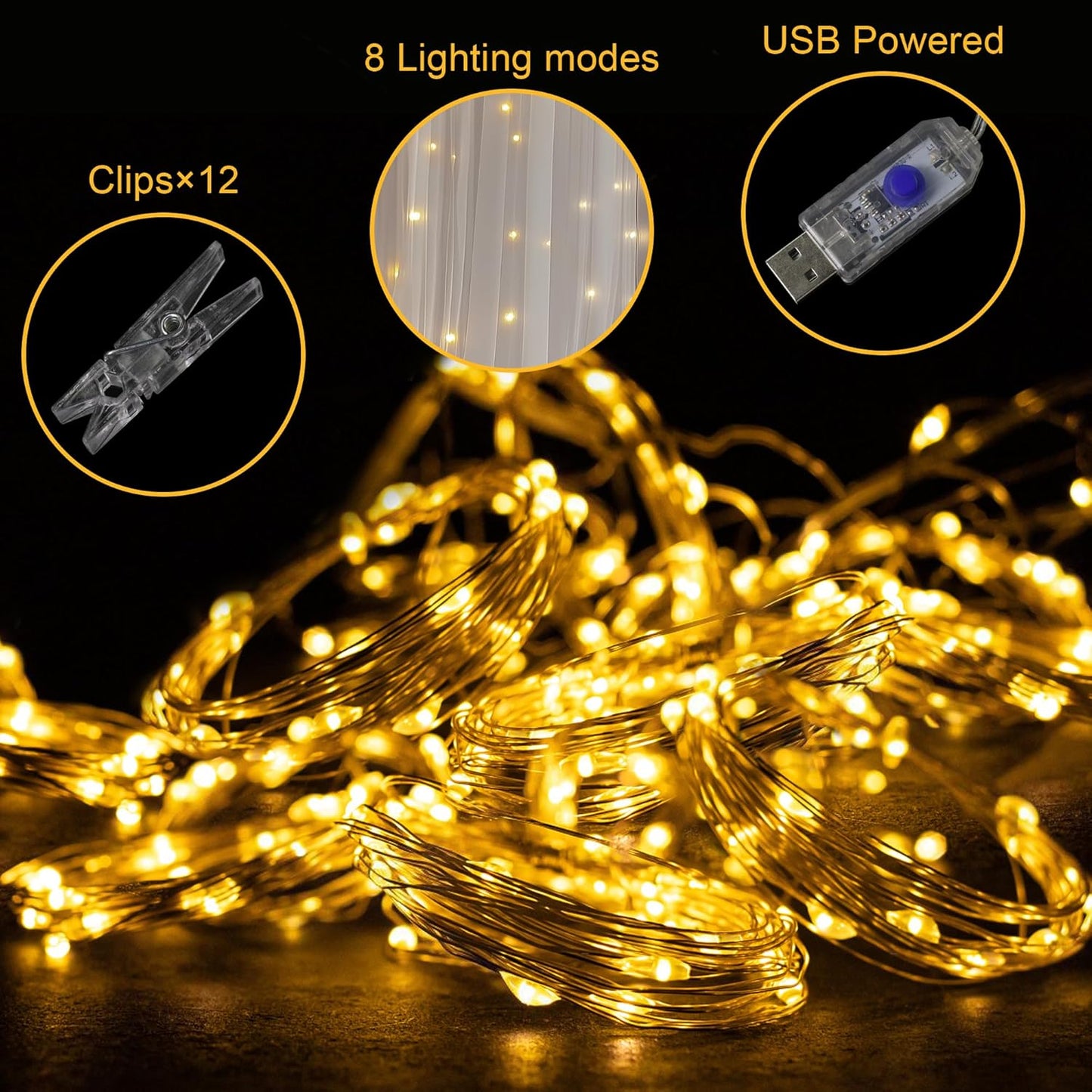 Fomcet White Tulle Backdrop Curtains with Lights String 10FT X 10FT Sheer Curtain with Lights Tulle Curtains Backdrop for Wedding Birthday Party Photo Shoot (2 Panels 5x10FT)